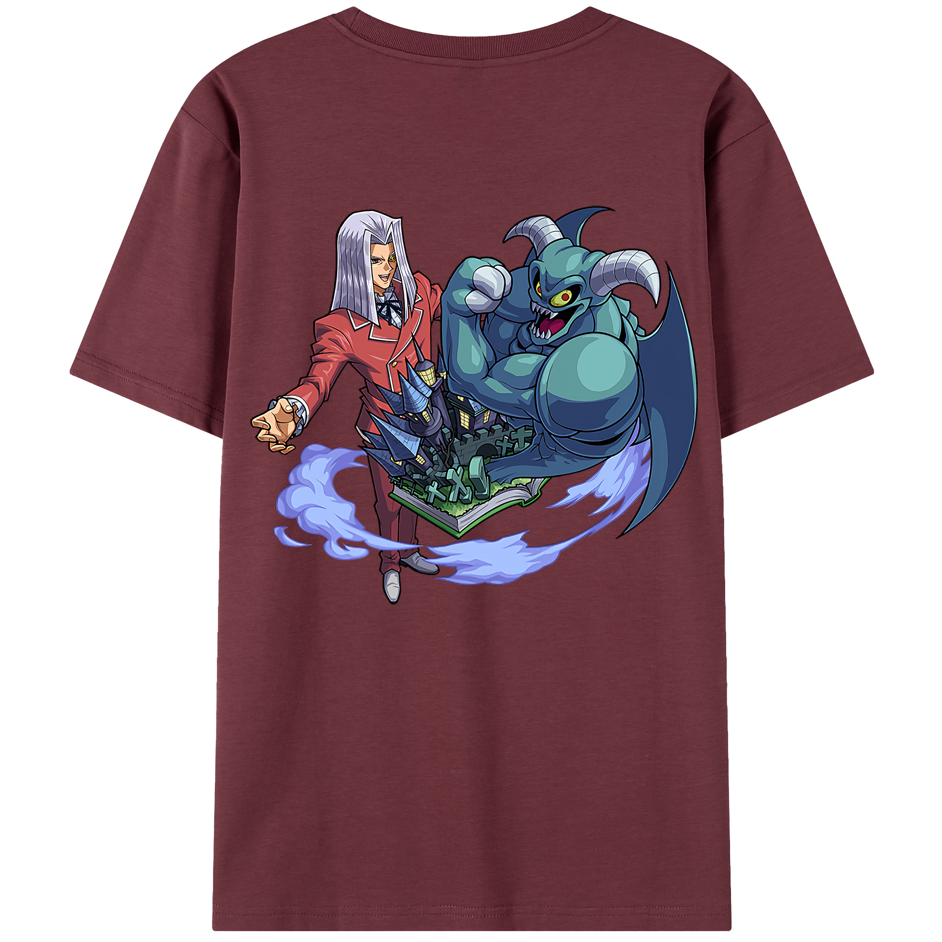 （画像用） 遊☆戯☆王 Yu-Gi-Oh! 綿100％半袖Tシャツ（背面プリント）